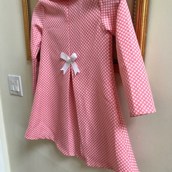 Girls light weight coat size 6 coral color - Picture 6 of 6